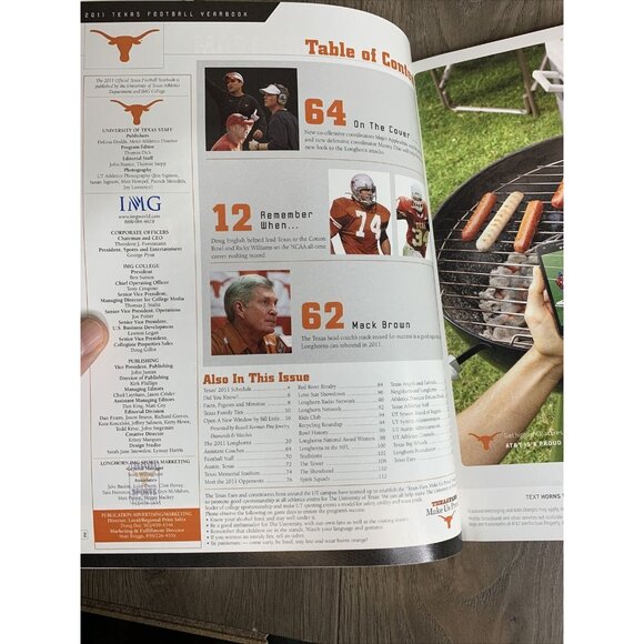 2011 Official Texas Football Yearbook UT Longhorns - A Fresh Start - Picture 9 of 9